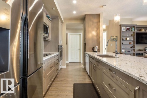 301 9707 105 Street, Edmonton, AB - Indoor Photo Showing Kitchen With Upgraded Kitchen