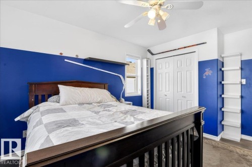 22 Harvest Bay, Stony Plain, AB - Indoor Photo Showing Bedroom