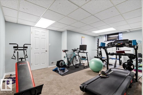 22 Harvest Bay, Stony Plain, AB - Indoor Photo Showing Gym Room