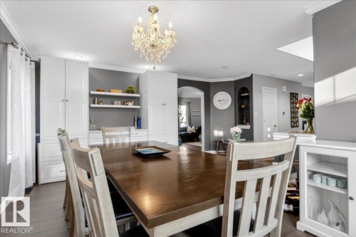 22 Harvest Bay, Stony Plain, AB - Indoor Photo Showing Dining Room