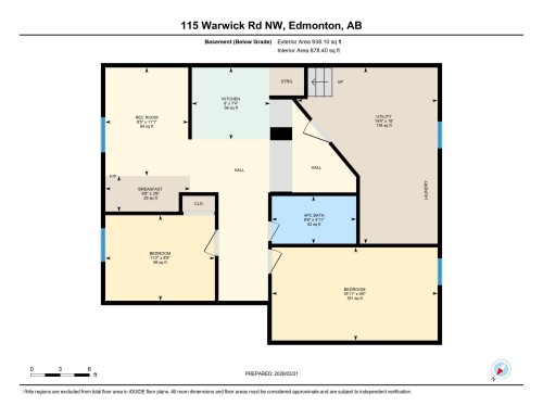 Floor plan - 115 Warwick Road, Edmonton, AB - Other