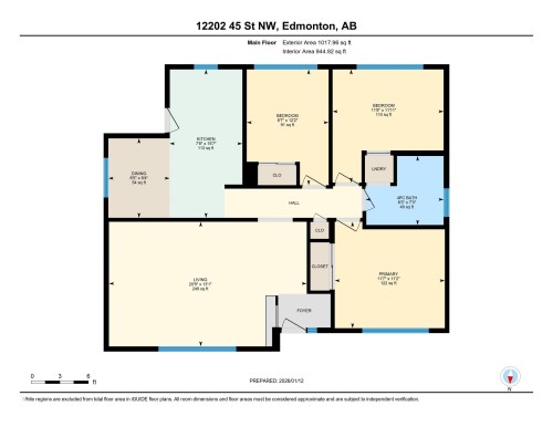 View of home floor plan - 12202 45 Street, Edmonton, AB - Other