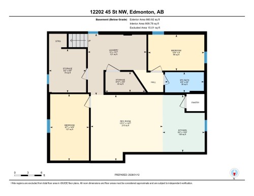 View of room layout - 12202 45 Street, Edmonton, AB - Other