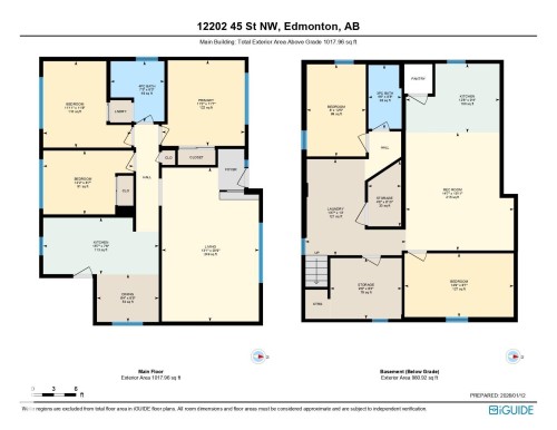 View of floor plan / room layout - 12202 45 Street, Edmonton, AB - Other