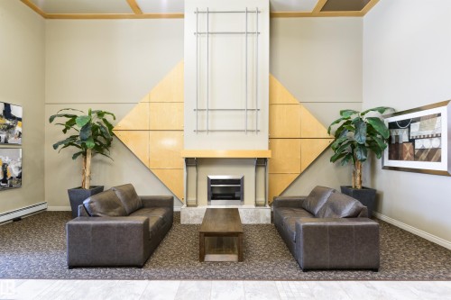 112 10311 111 Street, Edmonton, AB - Indoor With Fireplace