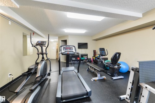 112 10311 111 Street, Edmonton, AB - Indoor Photo Showing Gym Room