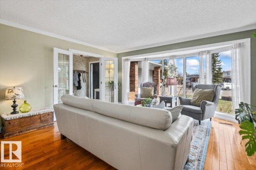 2446 78 Street, Edmonton, AB - Indoor Photo Showing Living Room