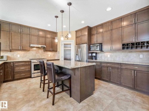 3441 West Landing, Edmonton, AB - Indoor Photo Showing Kitchen With Upgraded Kitchen