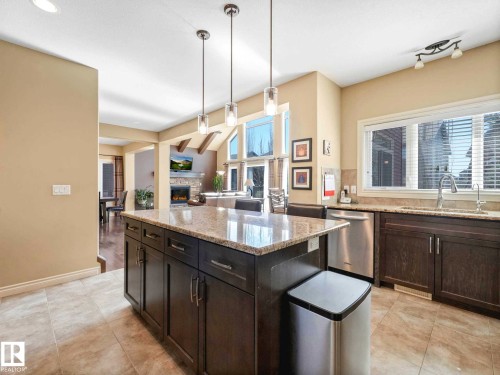 3441 West Landing, Edmonton, AB - Indoor Photo Showing Kitchen With Upgraded Kitchen