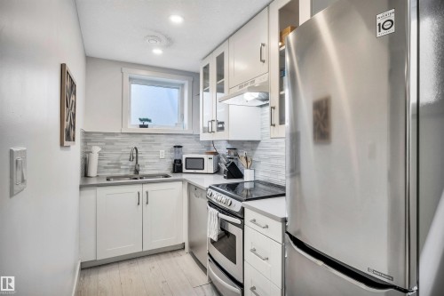 11531 97 Street, Edmonton, AB - Indoor Photo Showing Kitchen With Double Sink