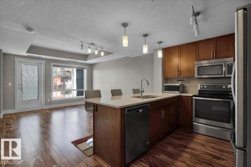 311 7508 Getty Green Gate Gate, Edmonton, AB - Indoor Photo Showing Kitchen With Double Sink