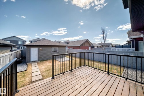 7293 Morgan Road, Edmonton, AB - Outdoor With Deck Patio Veranda With Exterior