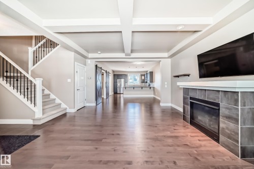 7293 Morgan Road, Edmonton, AB - Indoor With Fireplace