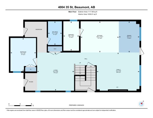 Floor plan - 4004 35 Street, Beaumont, AB - Other