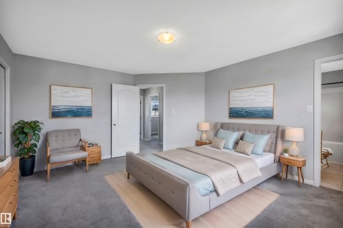 Virtual staged photo - 4316 151 Avenue, Edmonton, AB - Indoor Photo Showing Bedroom