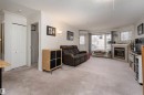 309 13450 114 Avenue, Edmonton, AB  - Indoor Photo Showing Living Room With Fireplace 