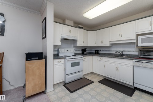 309 13450 114 Avenue, Edmonton, AB - Indoor Photo Showing Kitchen With Double Sink