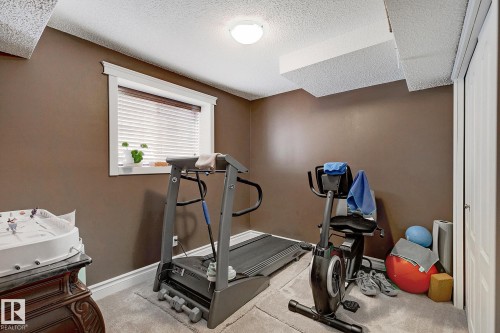 15003 128 Street, Edmonton, AB - Indoor Photo Showing Gym Room