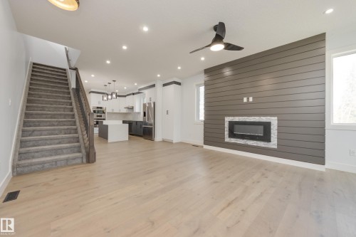 10954 135 Street, Edmonton, AB - Indoor With Fireplace