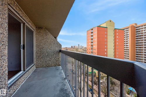 908 9715 110 Street, Edmonton, AB - Outdoor With Balcony