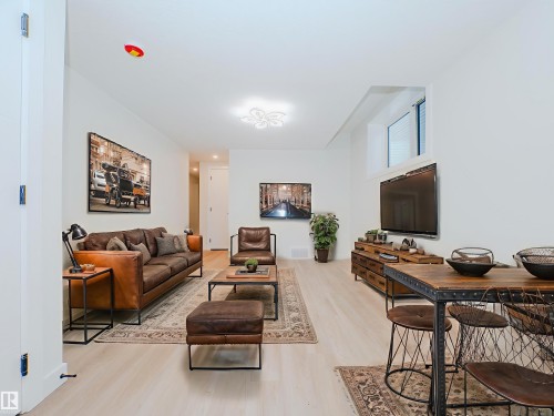 8713 149 Street, Edmonton, AB - Indoor Photo Showing Living Room