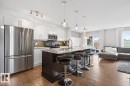 7135 Cardinal Way, Edmonton, AB  - Indoor Photo Showing Kitchen With Stainless Steel Kitchen With Upgraded Kitchen 