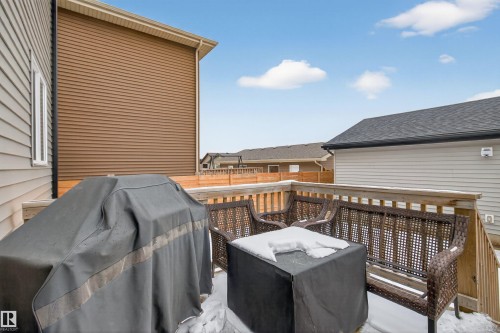 385 Charlesworth Drive, Edmonton, AB - Outdoor With Deck Patio Veranda With Exterior