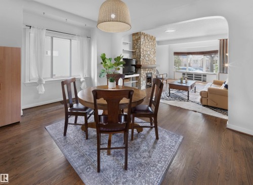 9808 90 Avenue, Edmonton, AB - Indoor Photo Showing Dining Room