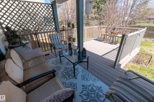 687 Meadowview Drive, Sherwood Park, AB - Outdoor With Deck Patio Veranda With Exterior
