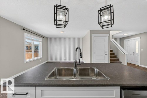 1363 Adamson Drive, Edmonton, AB - Indoor Photo Showing Kitchen With Double Sink