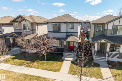 7294 Armour Crescent, Edmonton, AB - Outdoor With Deck Patio Veranda With Facade