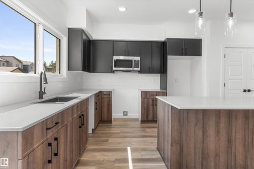20619 43 Avenue, Edmonton, AB - Indoor Photo Showing Kitchen With Upgraded Kitchen