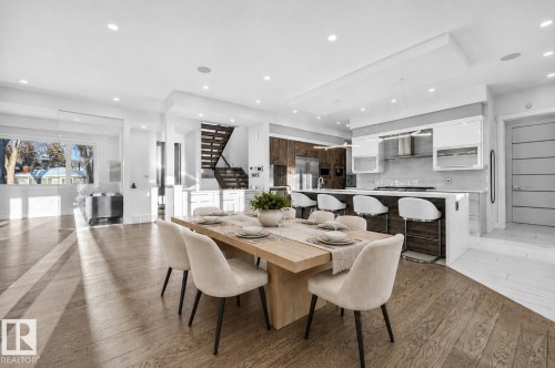 14643 92A Avenue, Edmonton, AB - Indoor Photo Showing Dining Room