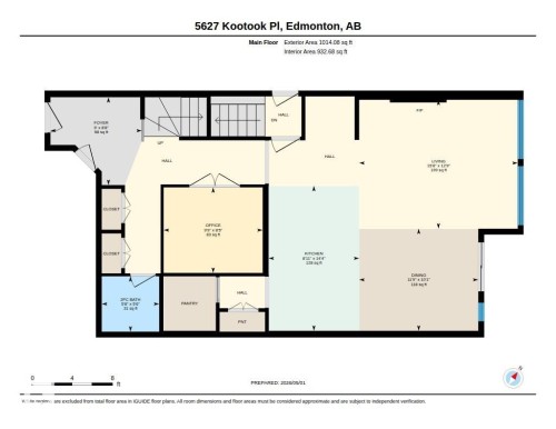 Floor plan - 5627 Kootook Place, Edmonton, AB - Other