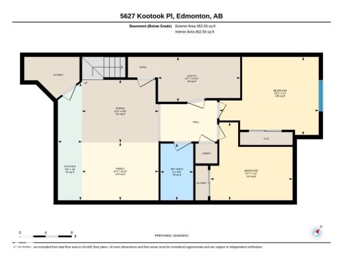 Floor plan - 5627 Kootook Place, Edmonton, AB - Other