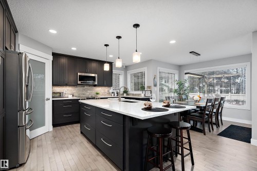 1223 117 Street, Edmonton, AB - Indoor Photo Showing Kitchen With Upgraded Kitchen