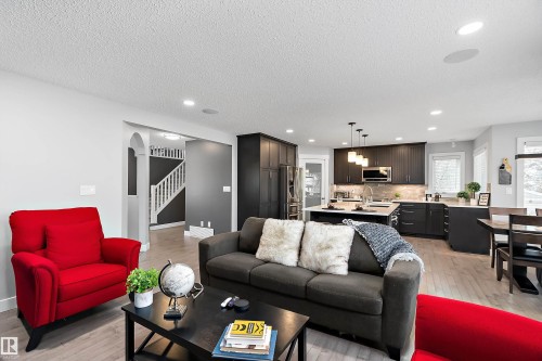 1223 117 Street, Edmonton, AB - Indoor Photo Showing Living Room