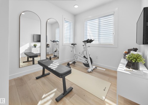 4149 Kinglet Drive, Edmonton, AB - Indoor Photo Showing Gym Room