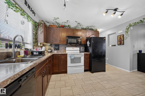 10520 52 Avenue, Edmonton, AB - Indoor Photo Showing Kitchen With Double Sink