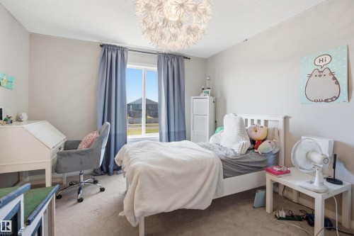 Neutral-toned walls complement the light-colored carpeting - 7323 24 Ave, Edmonton, AB - Indoor Photo Showing Bedroom