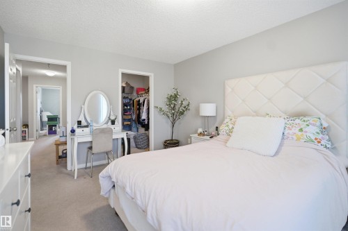 Light-toned walls with carpeted flooring - 7323 24 Ave, Edmonton, AB - Indoor Photo Showing Bedroom