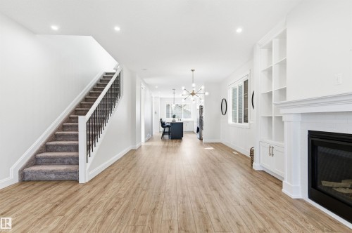 10430 143 Street, Edmonton, AB - Indoor With Fireplace