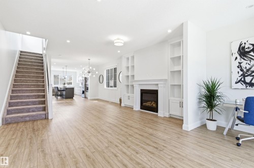 10430 143 Street, Edmonton, AB - Indoor With Fireplace