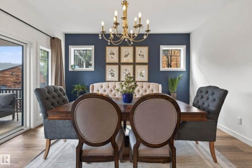 10923 130 Street, Edmonton, AB - Indoor Photo Showing Dining Room