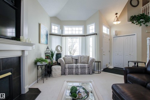 1403 Jefferys Crescent, Edmonton, AB - Indoor With Fireplace