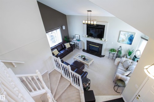 1403 Jefferys Crescent, Edmonton, AB - Indoor With Fireplace