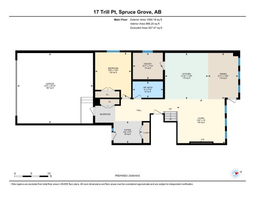 Floor plan - 17 Trill Point(E), Spruce Grove, AB - Other