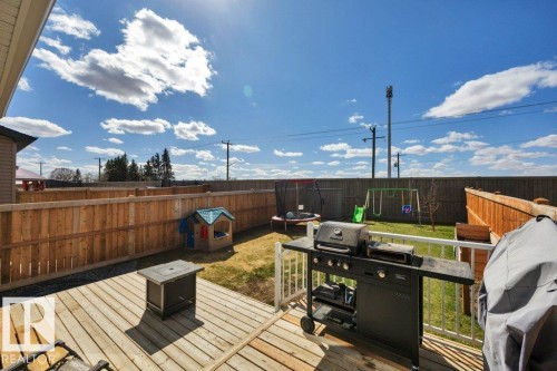 161 Larch Crescent, Leduc, AB - Outdoor With Deck Patio Veranda