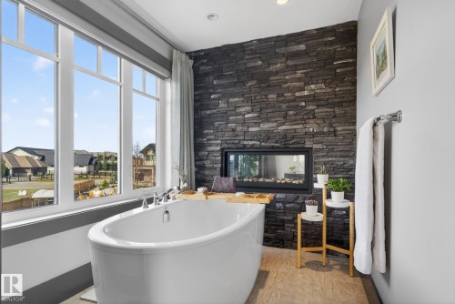 3706 Westcliff Way, Edmonton, AB - Indoor With Fireplace