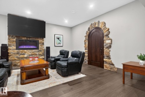 3706 Westcliff Way, Edmonton, AB - Indoor With Fireplace